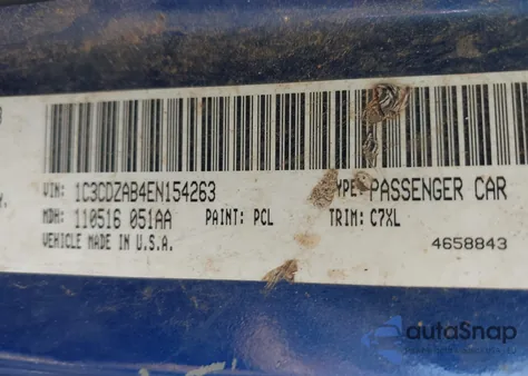 2014 Dodge Avenger Se z USA, uszkodzony, nr VIN 1C3CDZAB4EN154263